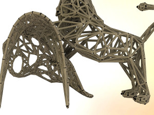 lion 3D-Druckmodell