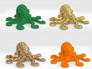 octopus 3D-printmodel