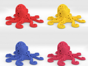 octopus 3D-printmodel