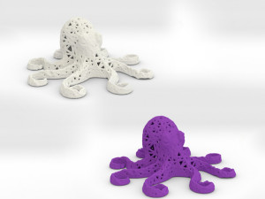octopus 3D-printmodel