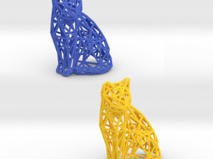 sitting cat 3D Print Model