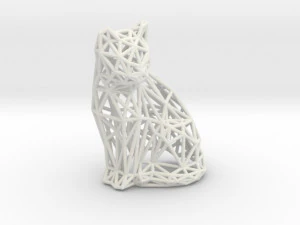 sitting cat 3D Print Model