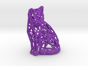 sitting cat 3D-Druckmodell