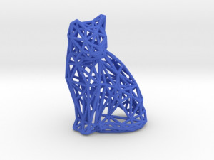sitting cat 3D-Druckmodell