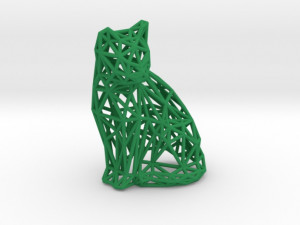 sitting cat 3D-Druckmodell