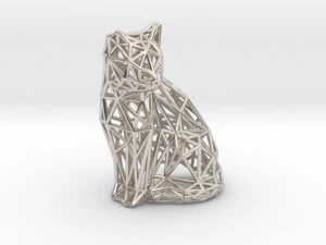 sitting cat 3D Print Model