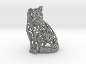 sitting cat 3D-Druckmodell