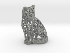sitting cat 3D Print Model