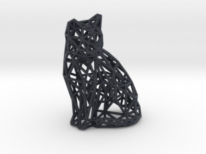 sitting cat 3D-Druckmodell