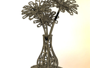 flower vase 3D-printmodel