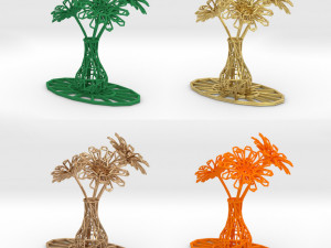 flower vase 3D-printmodel