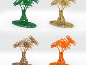 flower vase 3D Print Model