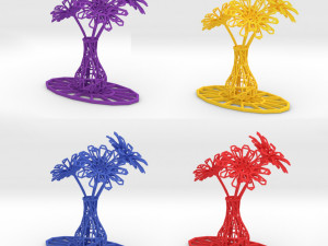 flower vase 3D-printmodel
