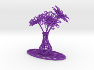 flower vase 3D-printmodel