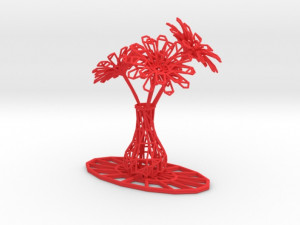 flower vase 3D-printmodel
