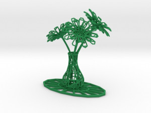 flower vase 3D-printmodel