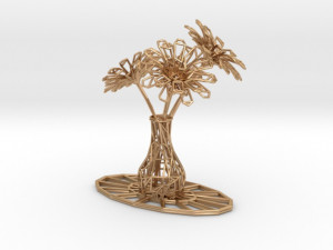 flower vase 3D-printmodel