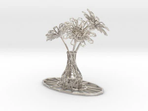 flower vase 3D Print Model