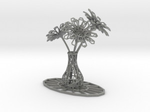 flower vase 3D-printmodel