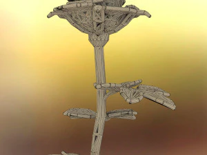 rose single stick 3D Print Model