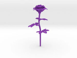 rose single stick 3D Print Model