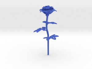 rose single stick 3D 打印模型