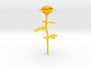 rose single stick 3D 打印模型