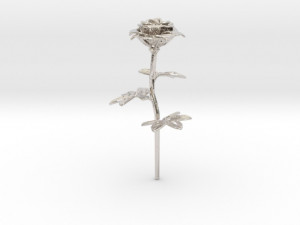 rose single stick 3D 打印模型