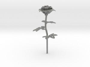 rose single stick 3D 打印模型