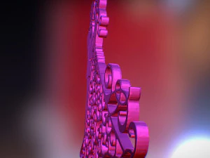 dancing couple pendant 3D Print Model