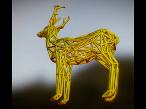 हिरन 3D प्रिंट मॉडल