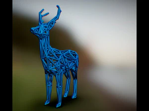 हिरन 3D प्रिंट मॉडल