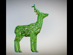हिरन 3D प्रिंट मॉडल