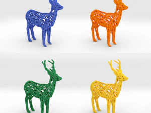 हिरन 3D प्रिंट मॉडल