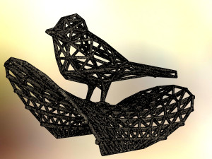 cardinal bird Model do druku 3D