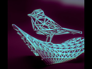 cardinal bird Model do druku 3D