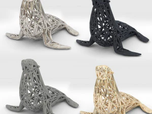 アシカ 3Dプリントモデル