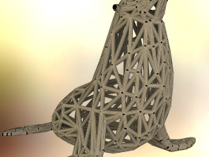 sea lion 3D-printmodel