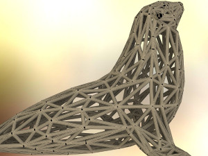 sea lion 3D-printmodel