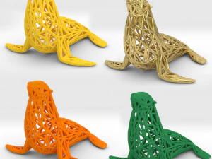 アシカ 3Dプリントモデル