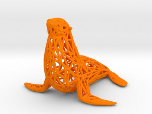 sea lion 3D-printmodel