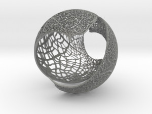 spherical leaf lampshed small 3D 打印模型