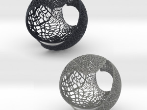 spherical leaf lampshed small 3D 打印模型