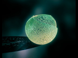 spherical leaf lampshed small 3D 打印模型