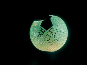 spherical leaf lampshed small 3D 打印模型