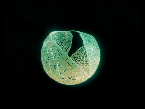 spherical leaf lampshed small 3D 打印模型