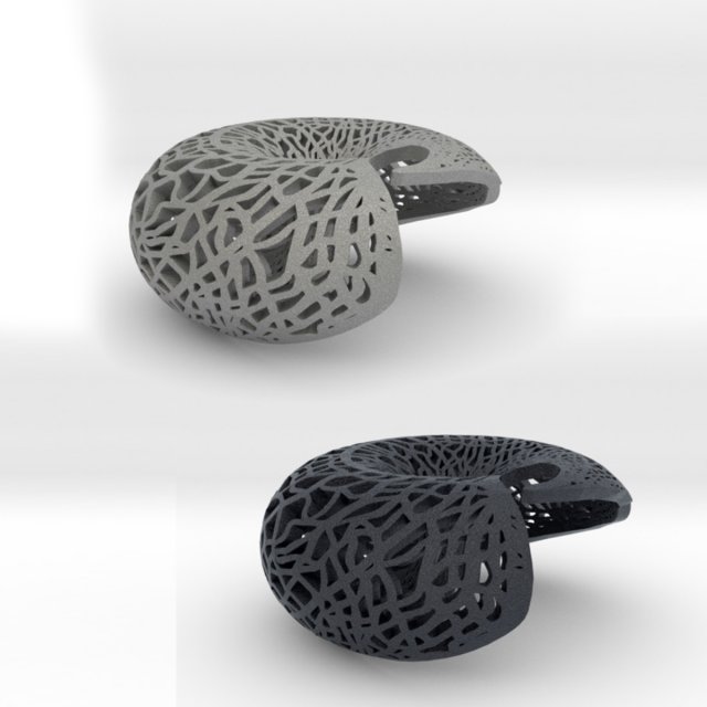 leafy torus lampshed Modello di stampa 3D .c4d .max .obj .3ds .fbx .stl .blend 
