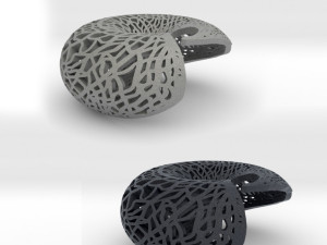 leafy torus lampshed 3D Print Model