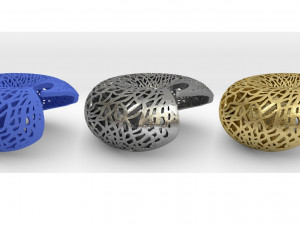leafy torus lampshed Modello di stampa 3D
