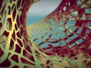 leafy torus lampshed Modello di stampa 3D